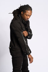 "METAMORPHOSIS" DENIM JACKET (BLACK)