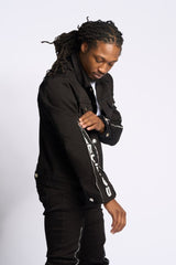 "METAMORPHOSIS" DENIM JACKET (BLACK)