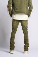PHREE SPIRIT STACK DENIM (OLIVE)