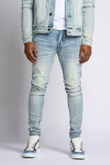 "SPOTLIGHT" SKINNY DENIM (LIGHT BLUE)