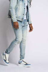 "SPOTLIGHT" SKINNY DENIM (LIGHT BLUE)