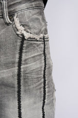 "DALI' STACKED DENIM (GREY)