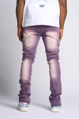 12AM MOMENTS STACKED DENIM (PURPLE)