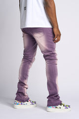 12AM MOMENTS STACKED DENIM (PURPLE)