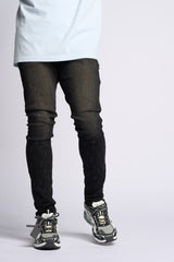 SURVIVED SKINNY DENIM (JET BLACK)