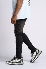 SURVIVED SKINNY DENIM (JET BLACK)