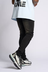 SURVIVED SKINNY DENIM (JET BLACK)