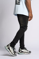 SURVIVED SKINNY DENIM (JET BLACK)