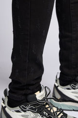SURVIVED SKINNY DENIM (JET BLACK)