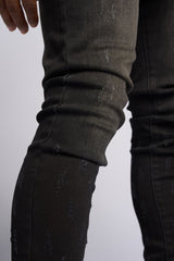 SURVIVED SKINNY DENIM (JET BLACK)