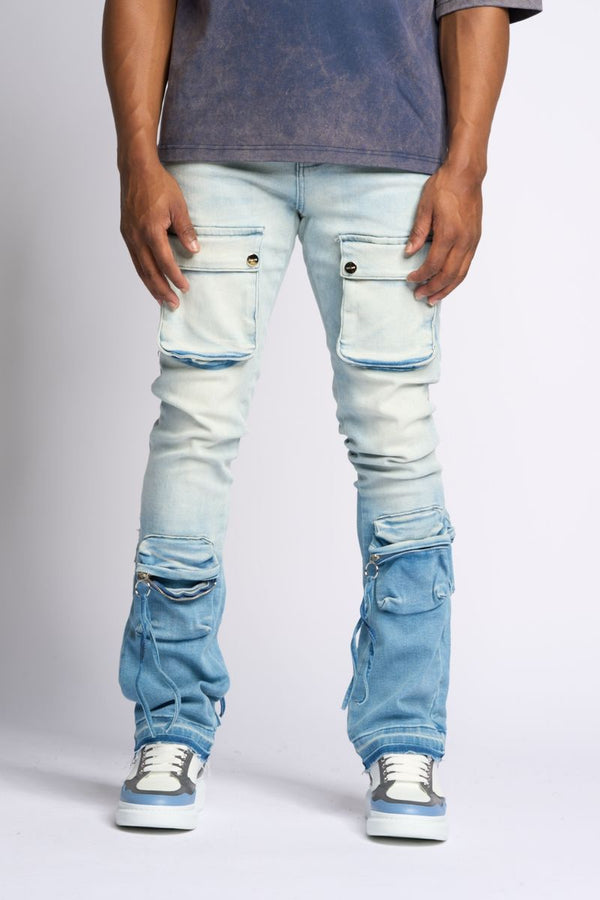 "BETTER DAYS" STACKED CARGO (LIGHT BLUE)