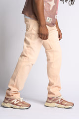 "TIMELINE" STRAIGHT FIT DENIM (CREAM)