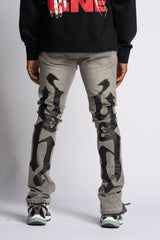 SMOKE AND MIRRORS STACKED (LIGHT GREY)