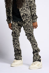 "OPERA" STACK DENIM (JET BLACK)