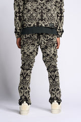 "OPERA" STACK DENIM (JET BLACK)