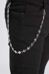 "DESTINED TO BE" WALLET CHAIN (SILVER)