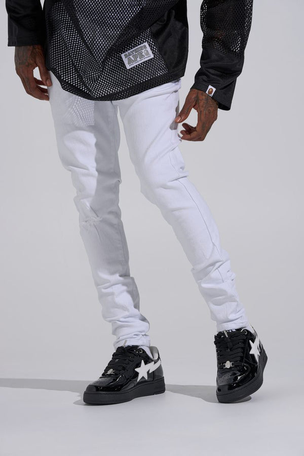 "CLEAR YOUR MIND" SKINNY (PURE WHITE)