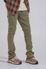 "ARISE" STACK DENIM (SAND WASH)