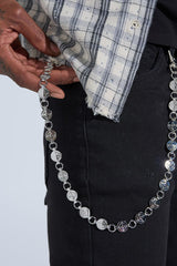 "DESTINED TO BE" WALLET CHAIN (SILVER)