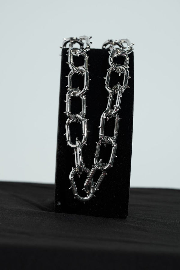 "UNTOUCHABLE" WALLET CHAIN (SILVER)