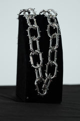 "UNTOUCHABLE" WALLET CHAIN (SILVER)