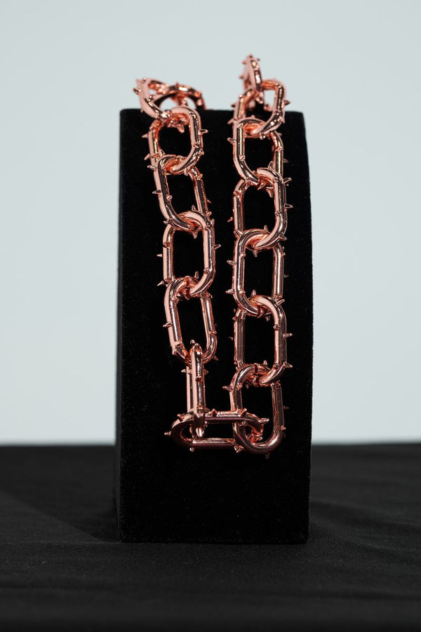 "UNTOUCHABLE" WALLET CHAIN (ROSE GOLD)